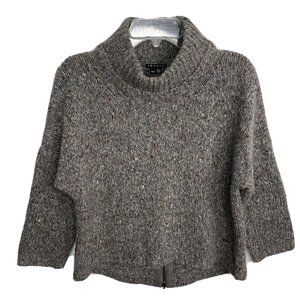 THEORY Sal Granito Sweater M Womens Wool Cashmere Blend Turtleneck Pullover